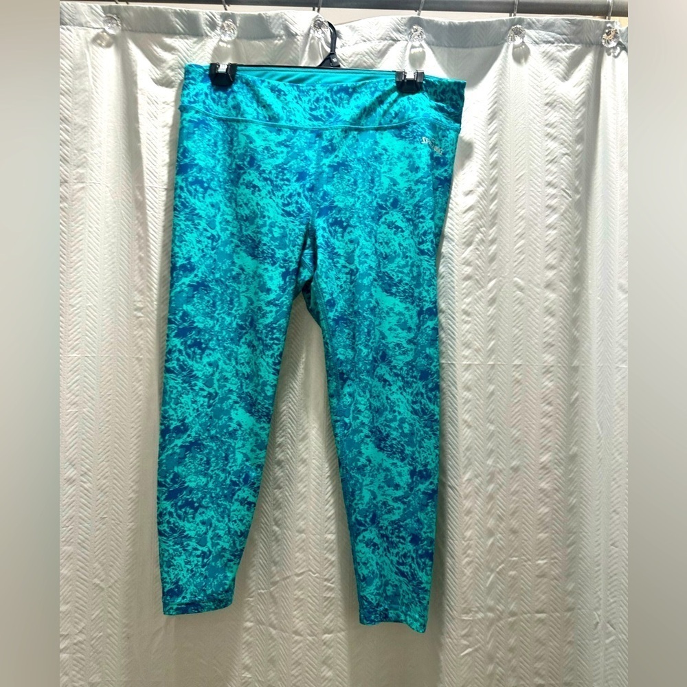 Spalding Blue Patterned Leggings